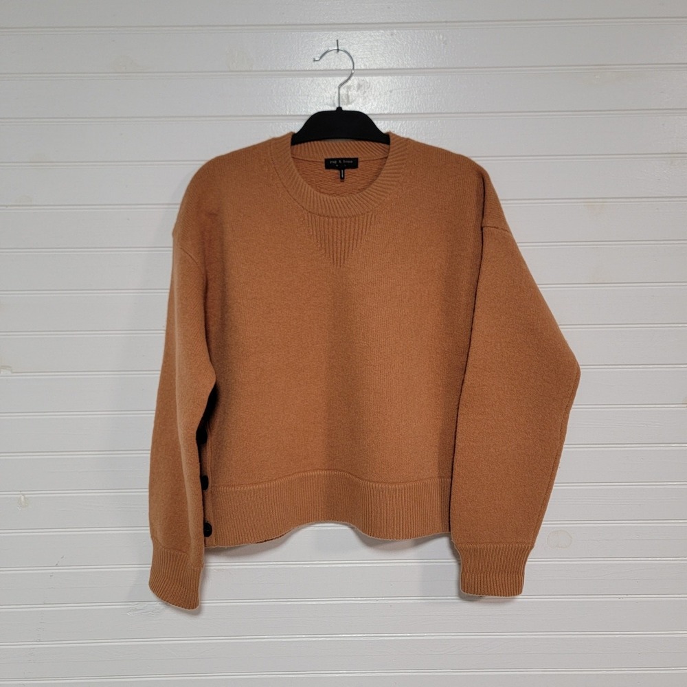 rag & bone Camel/Tan Crewneck Sweater